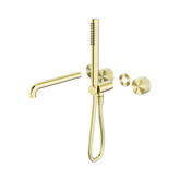 Nero Opal Progressive Shower System Sep. Plate C/W Spout 250Mm Trim Kit Only - Brushed Gold