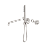 Nero Opal Progressive Shower System Sep. Plate C/W Spout 250Mm Trim Kit Only - Brushed Nickel