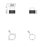 Nero Opal Progressive Shower Mixer - Graphite