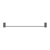 Nero Opal Single Towel Rail - Gunmetal 600mm