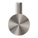 Opal Nero Robe Hook - Brushed Nickel