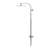 Rain Square Nero Shower Set Single Hose Shower - Chrome