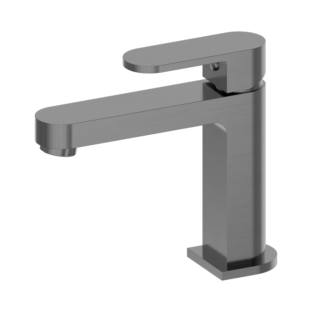 Nero Ecco Basin Mixer - Gunmetal