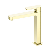 Ecco Tall Basin Nero Mixer Shower - Brushed Gold