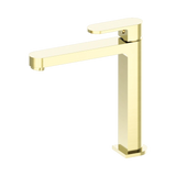 Ecco Tall Basin Nero Mixer Shower - Brushed Gold