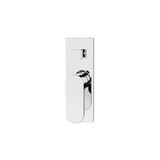 Ecco Shower Nero Mixer With Divertor - Chrome