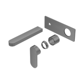 Nero Ecco Wall Basin/Bath Mixer Trim Kits Only - Gunmetal