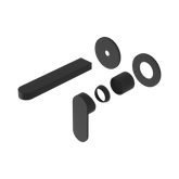 Nero Ecco Wall Basin/Bath Mixer Separate Back Plate Trim Kits Only - Matte Black