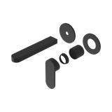 Nero Ecco Wall Basin/Bath Mixer Separate Back Plate Trim Kits Only - Matte Black