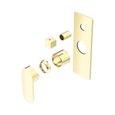 Nero Ecco Shower Mixer With Diverter Trim Kits Only - Brushed Gold