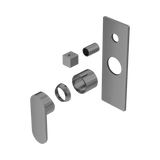 Nero Ecco Shower Mixer With Diverter Trim Kits Only - Gunmetal