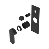 Nero Ecco Shower Mixer With Diverter Trim Kits Only - Matte Black