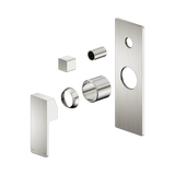 Nero Celia Shower Mixer With Diverter Trim Kits Only - Brushed Nickel