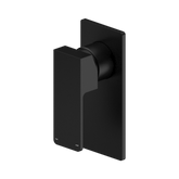 Nero Celia Shower Mixer Rectangular Backplate - Matte Black