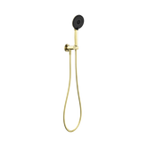 Nero Project Round Shower On Bracket 4 Star Rating - Brushed Gold