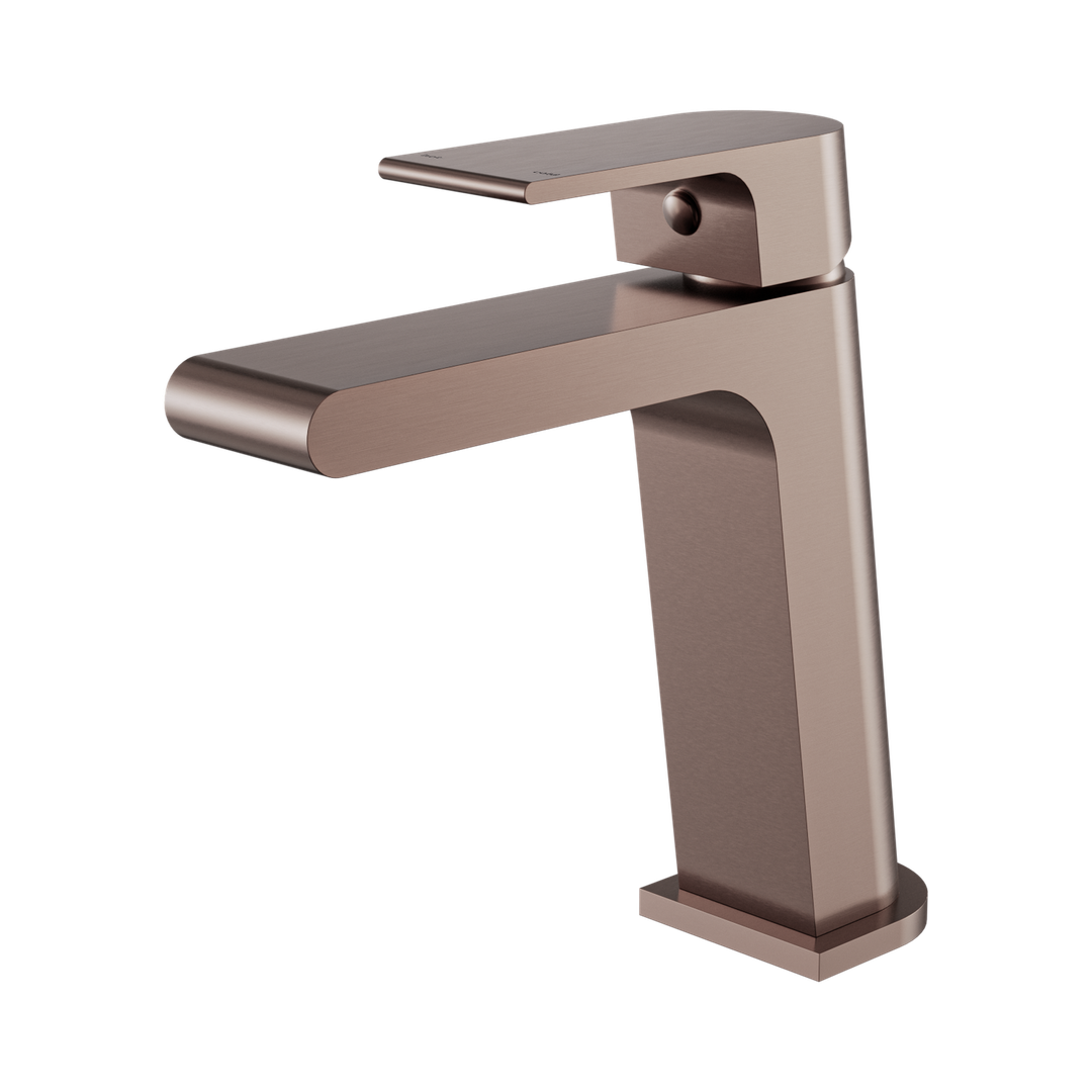 Nero Bianca Basin Mixer - Brushed Bronze