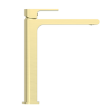 Bianca Tall Basin Nero Mixer - Brushed Gold