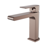 Bianca Nero Basin Mixer Straight Spout Brushed Bronze