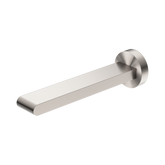 Bianca Fixed Nero Bath Spout Only 200mm - Brushed Nickel