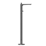 Bianca Floor Standing Bath Nero Mixer - Gun Metal