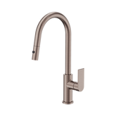 Nero Bianca Pull Out Sink Mixer With Vegie Spray Function - Brushed Bronze