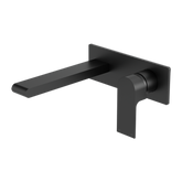 Nero Bianca Wall Basin Mixer - Matte Black