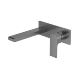 Nero Bianca Wall Basin/Bath Mixer 230Mm - Gunmetal