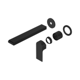 Nero Bianca Wall Basin/Bath Mixer Separate Back Plate 230Mm Trim Kits Only - Matte Black