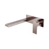 Nero Bianca Wall Basin/Bath Mixer 230Mm - Brushed Bronze