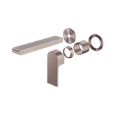 Nero Bianca Wall Basin/Bath Mixer Separate Back Plate 187Mm Trim Kits Only - Brushed Bronze