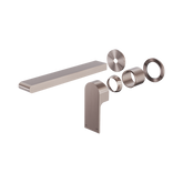 Nero Bianca Wall Basin/Bath Mixer Separate Back Plate 230Mm Trim Kits Only - Brushed Bronze