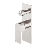 Bianca Shower Nero Mixer With Divertor Shower - Brushed Nickel
