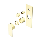 Nero Bianca Shower Mixer With Diverter Trim Kits Only - Brushed Gold