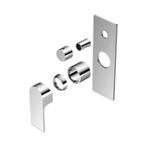 Nero Bianca Shower Mixer With Diverter Trim Kits Only - Chrome