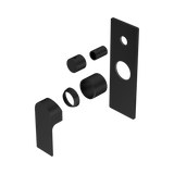 Nero Bianca Shower Mixer With Diverter Trim Kits Only - Matte Black