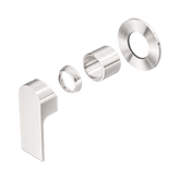 Nero Bianca Shower Mixer 80Mm Plate Trim Kits Only - Brushed Nickel