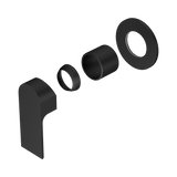Nero Bianca Shower Mixer 80Mm Plate Trim Kits Only - Matte Black