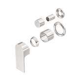 Nero Bianca Shower Mixer With Diverter Separate Back Plate Trim Kits Only - Brushed Nickel