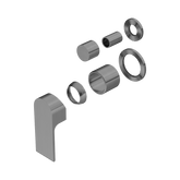 Nero Bianca Shower Mixer With Diverter Separate Back Plate Trim Kits Only - Gunmetal