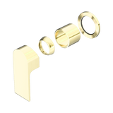 Nero Bianca Shower Mixer 60Mm Plate Trim Kits Only - Brushed Gold