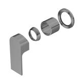 Nero Bianca Shower Mixer 60Mm Plate Trim Kits Only - Gunmetal
