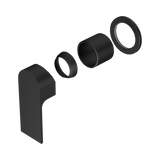Nero Bianca Shower Mixer 60Mm Plate Trim Kits Only - Matte Black