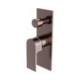 Nero Bianca Shower Mixer With Diverter - Brushed Bronze