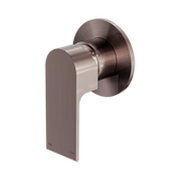 Nero Bianca Shower Mixer 80Mm Plate - Brushed Bronze