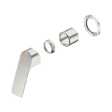 Nero Bianca Care Shower Mixer 60Mm Plate Trim Kits Only - Brushed Nickel