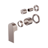 Nero Bianca Shower Mixer With Diverter Separate Back Plate Trim Kits Only - Brushed Bronze