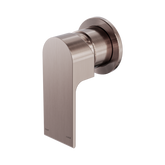 Nero Bianca Shower Mixer 60Mm Plate - Brushed Bronze