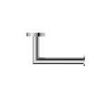Nero Dolce Toilet Roll Holder - Chrome