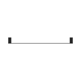 Nero Celia 800Mm Single Towel Rail - Matte Black