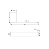 Nero Celia Toilet Roll Holder - Chrome